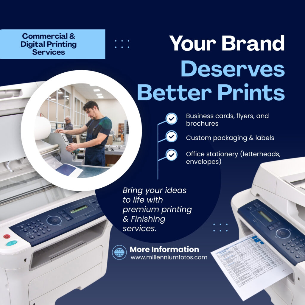 commercial & digital printing services